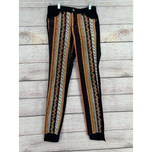 Farm Rio‎ Embroidered Skinny Jeans Women's Size 30 Black/Green/Pink/Red